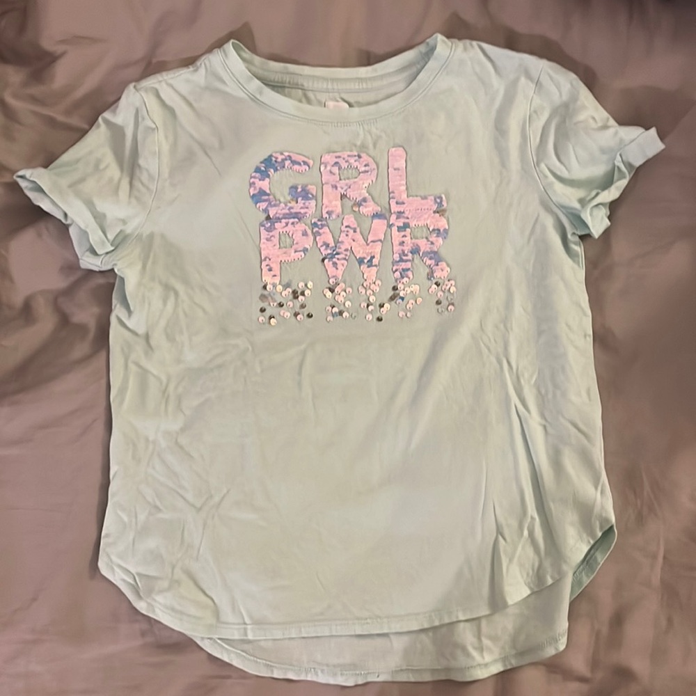 GAP kids flippy sequin top
